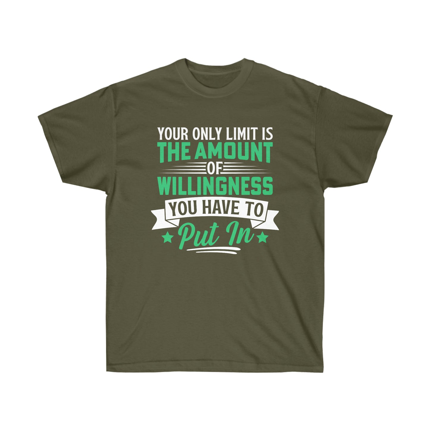 Work hard motivational shirt for men or women