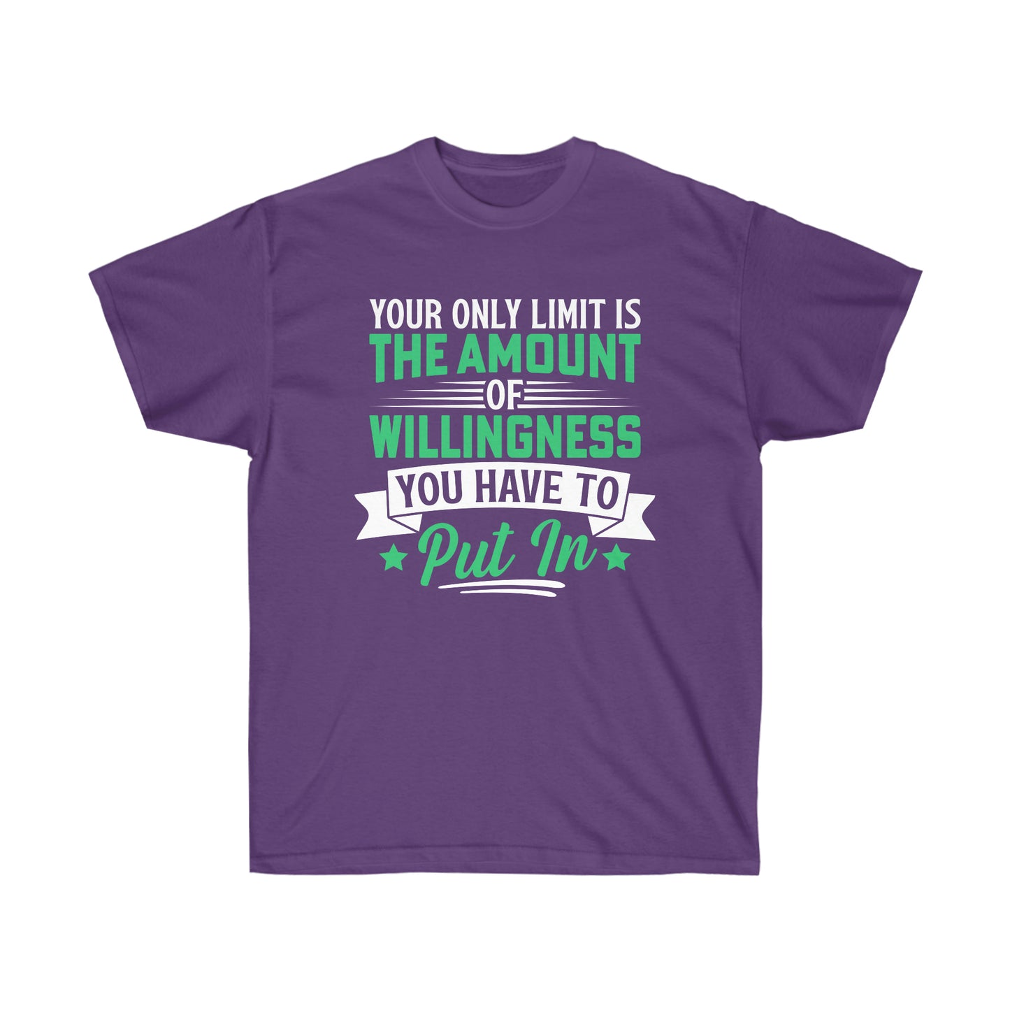 Work hard motivational shirt for men or women