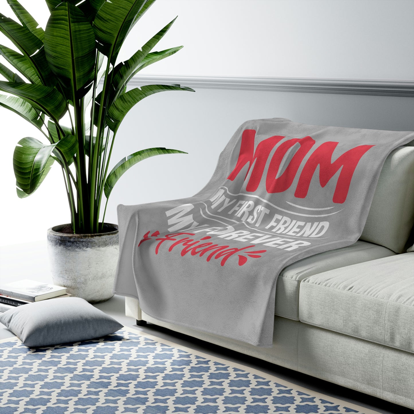 For mom Velveteen Plush Blanket