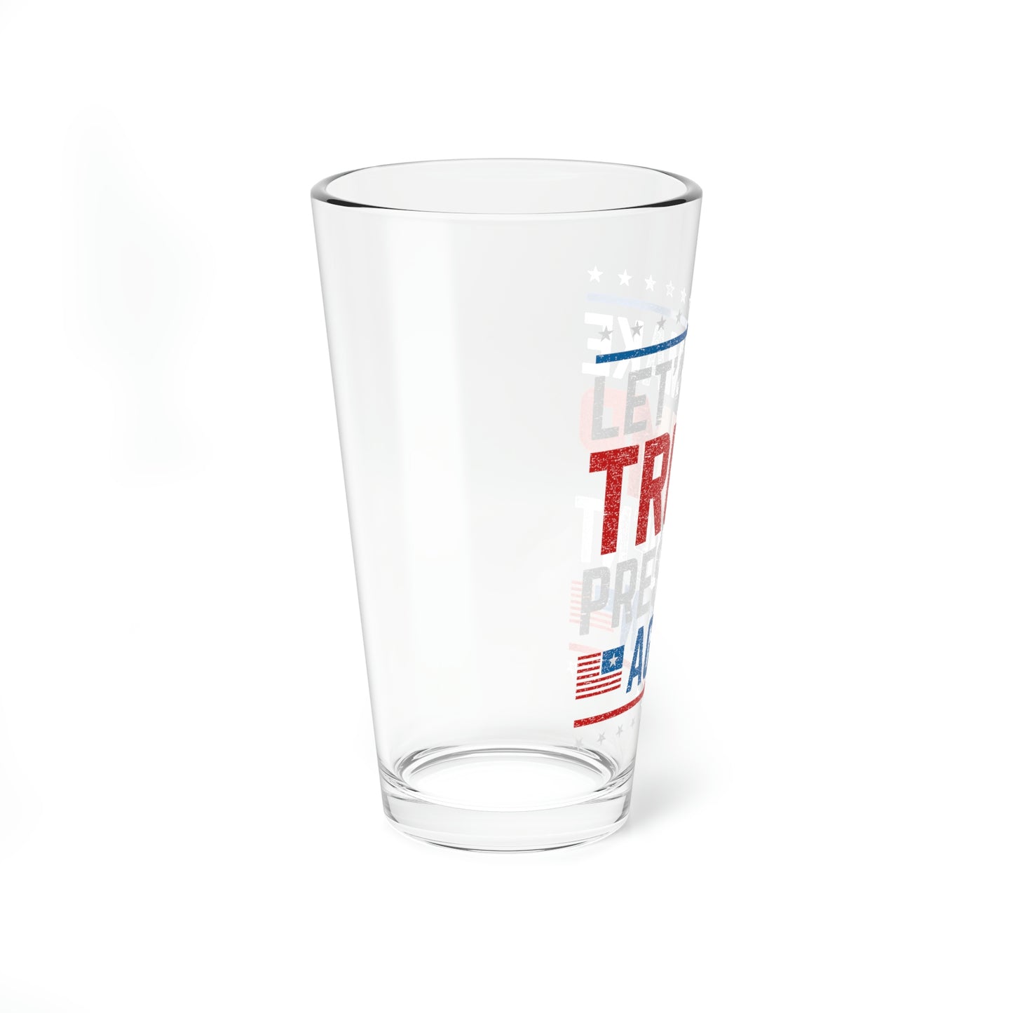 Trump 16 oz glass