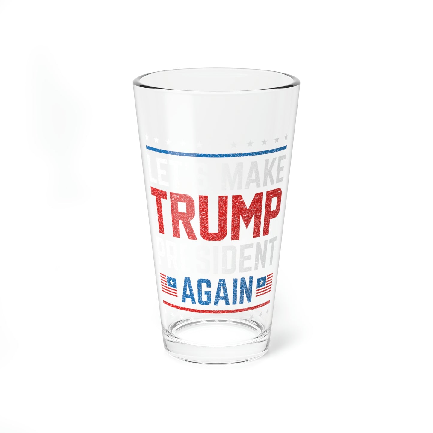 Trump 16 oz glass