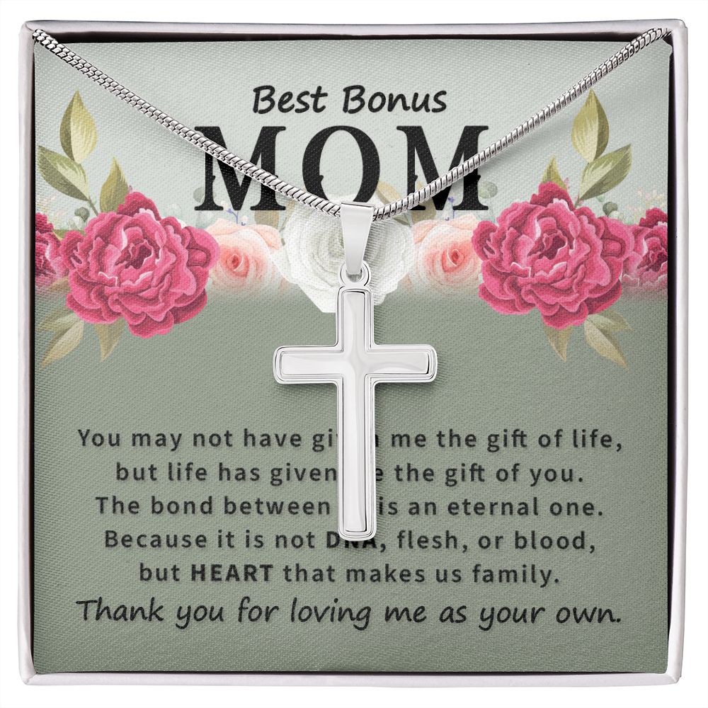 Best bonus mom-You may not have Stainless steel necklace perfect for gift