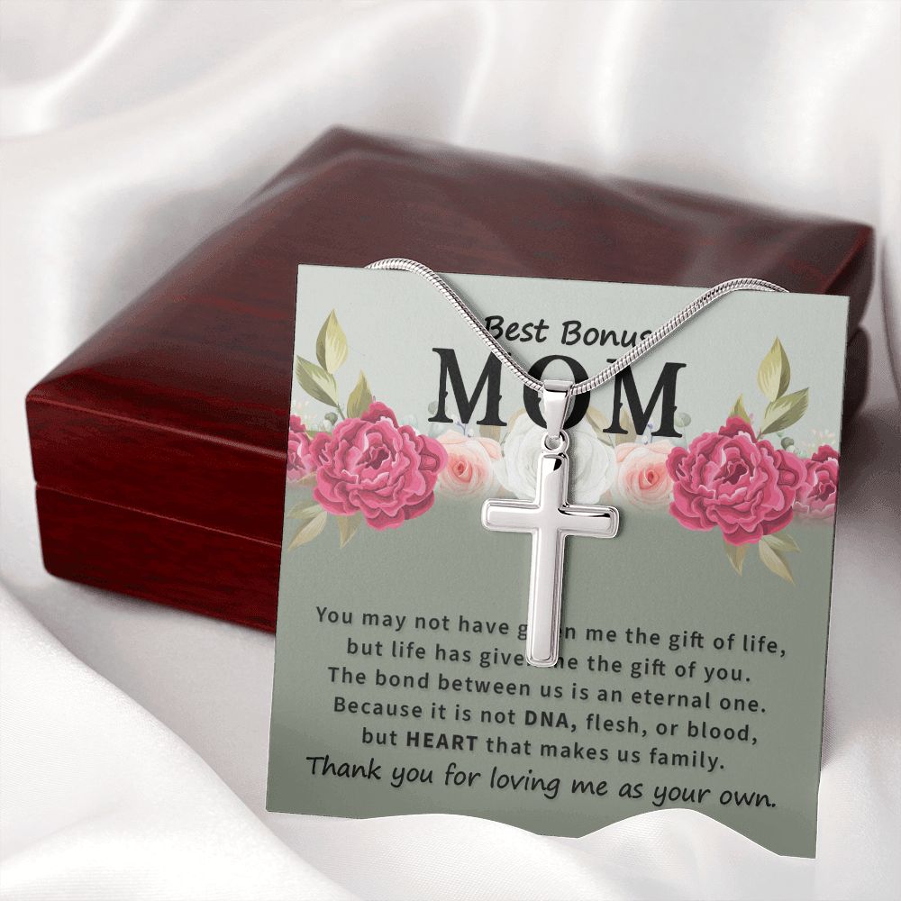 Best bonus mom-You may not have Stainless steel necklace perfect for gift