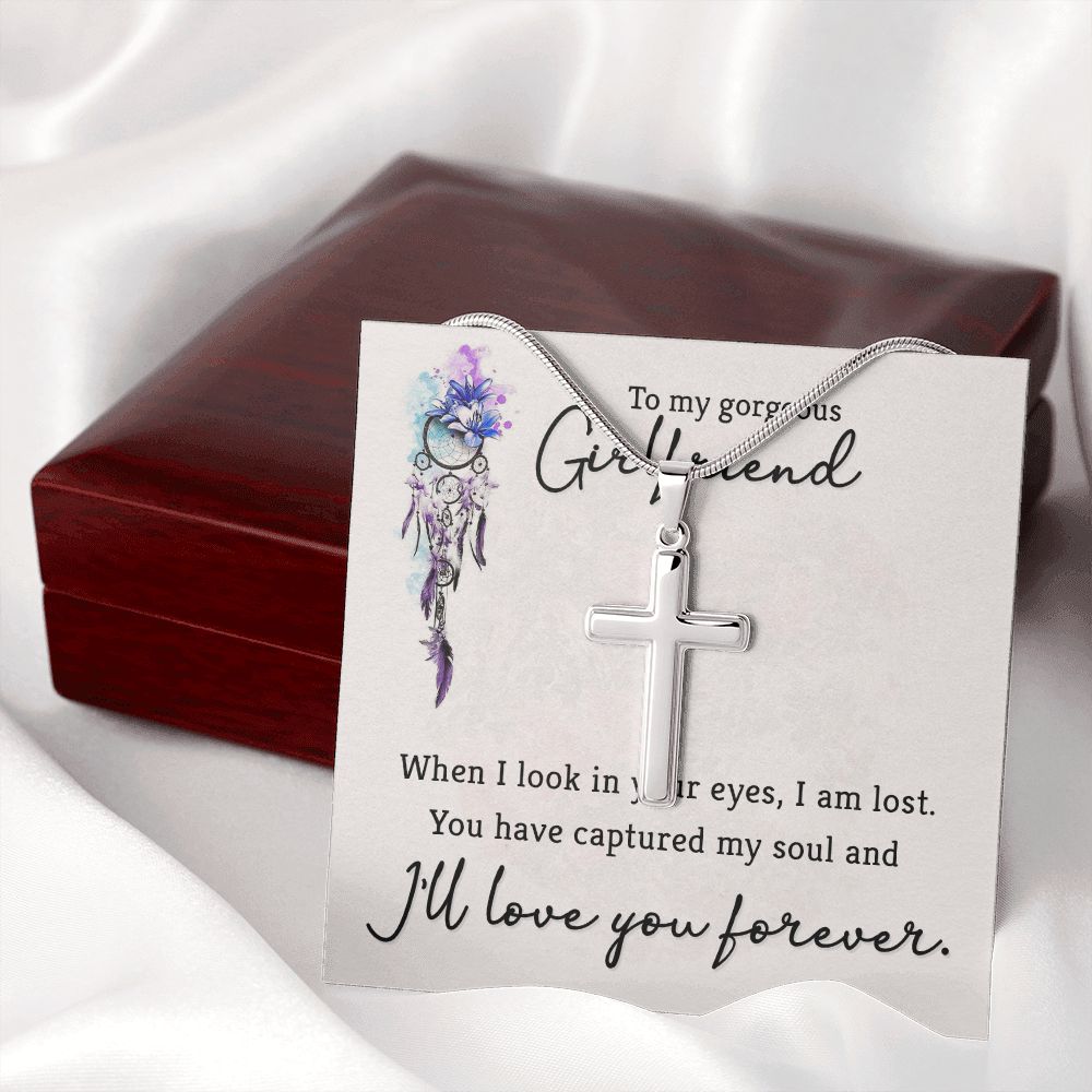 When I look in your eyes Stainless steel necklace perfect for gift