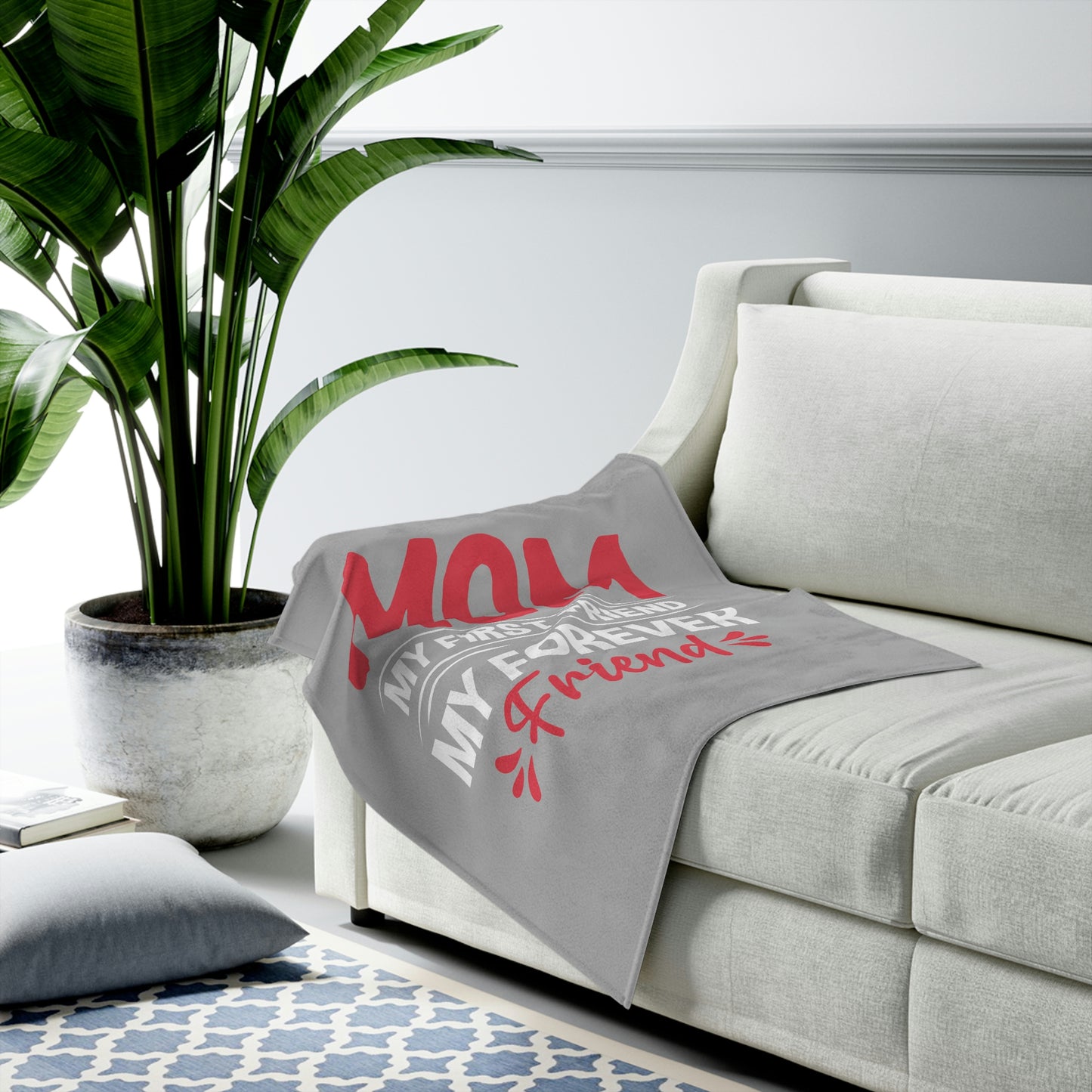 For mom Velveteen Plush Blanket