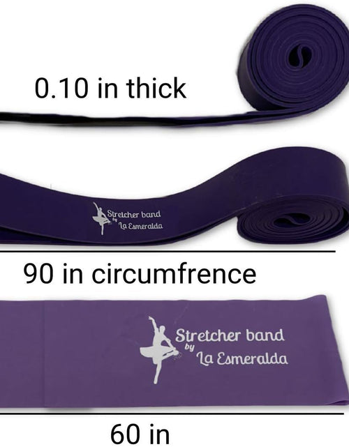 Load image into Gallery viewer, Stretch Bands Set of 2 for Ballet, Dancers, Gymnastics .Resistance Bands to Improve Flexibility, Splitting and Strenght. 3 Colors, Gift Box, Instruction Booklet, Carry Bag Including.
