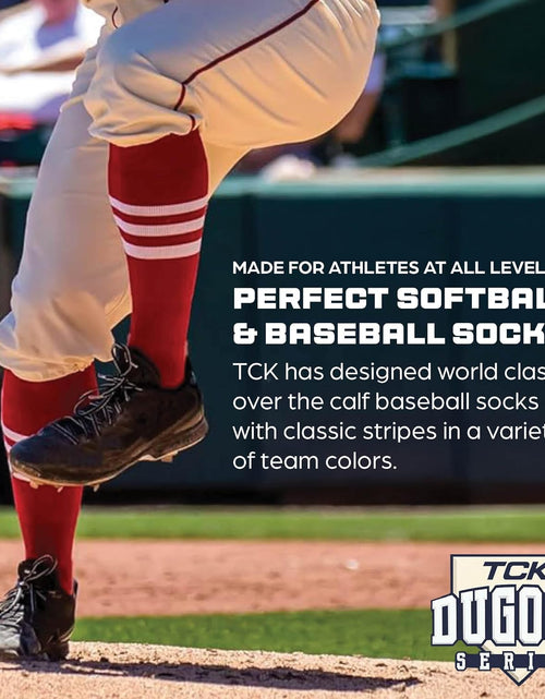 Load image into Gallery viewer, Elite Performance Baseball Socks Dugout Pattern I Softball Mens Womens
