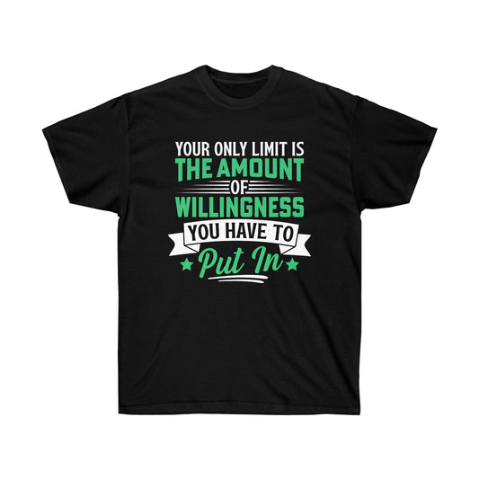 Work hard motivational shirt for men or women