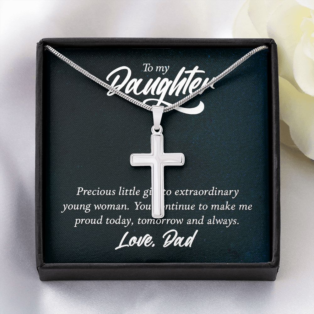 To my daughter Stainless steel necklace perfect for gift