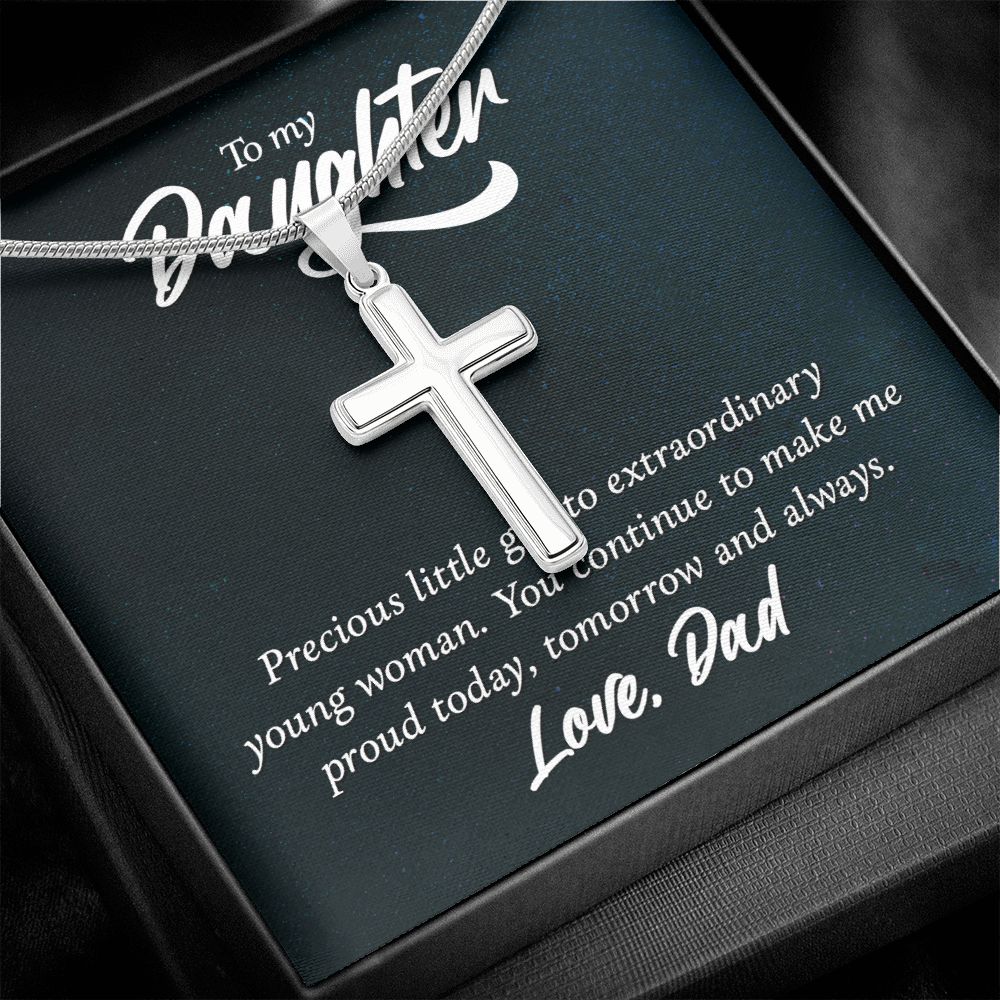 To my daughter Stainless steel necklace perfect for gift
