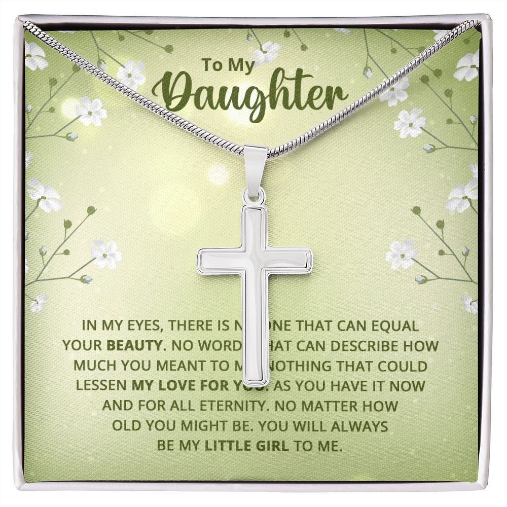 To My Daughter - Nothing that could lessen my love for you Stainless steel necklace perfect for gift
