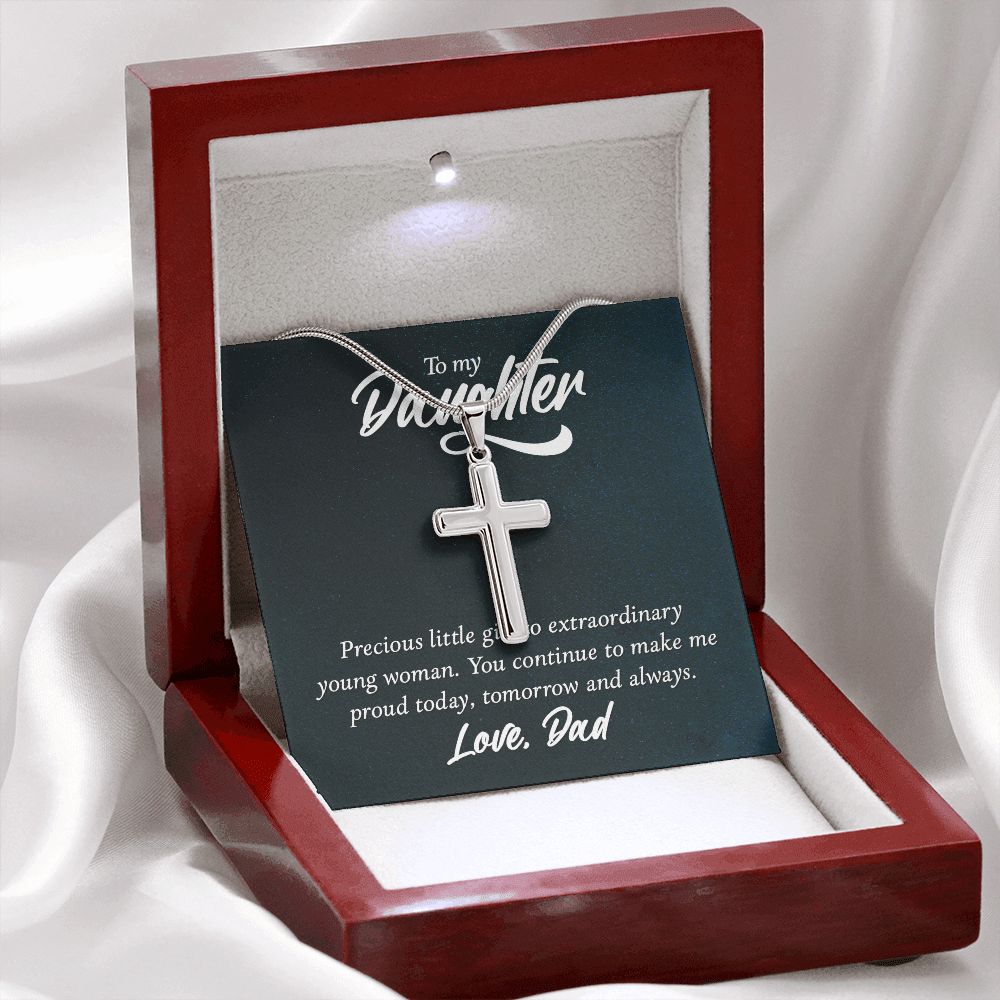 To my daughter Stainless steel necklace perfect for gift