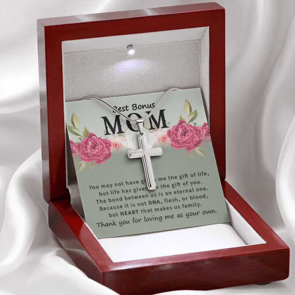 Best bonus mom-You may not have Stainless steel necklace perfect for gift