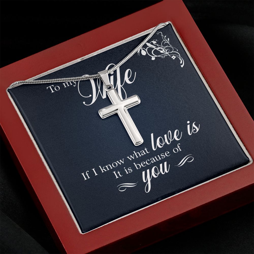 If I know what love is Stainless steel necklace perfect for gift