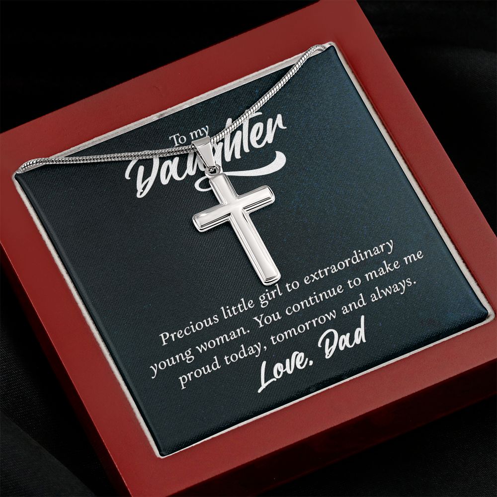 To my daughter Stainless steel necklace perfect for gift