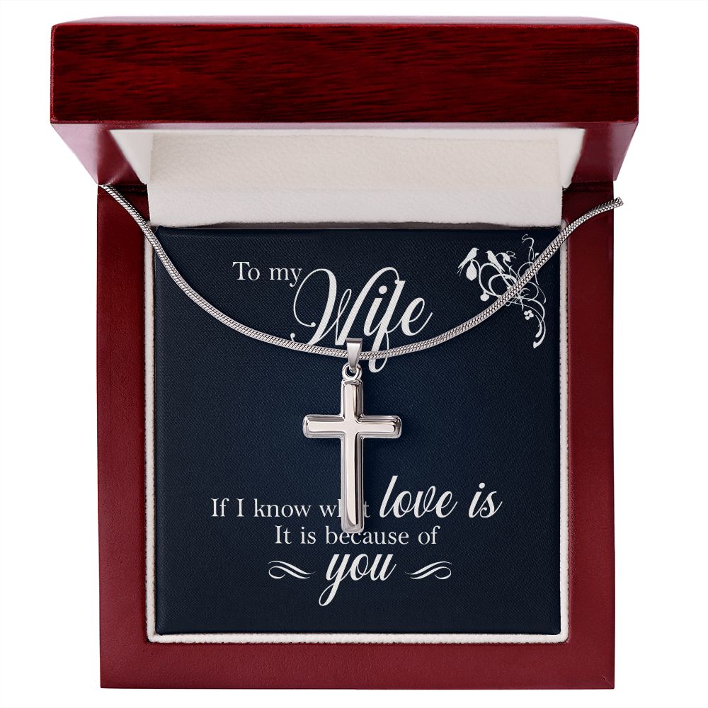 If I know what love is Stainless steel necklace perfect for gift